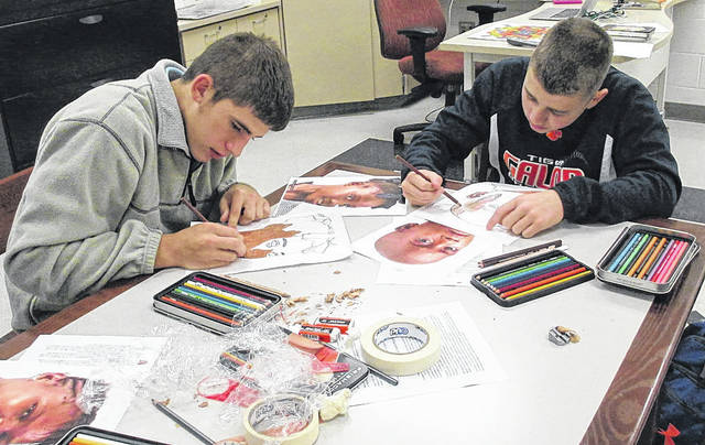 High School Art Students